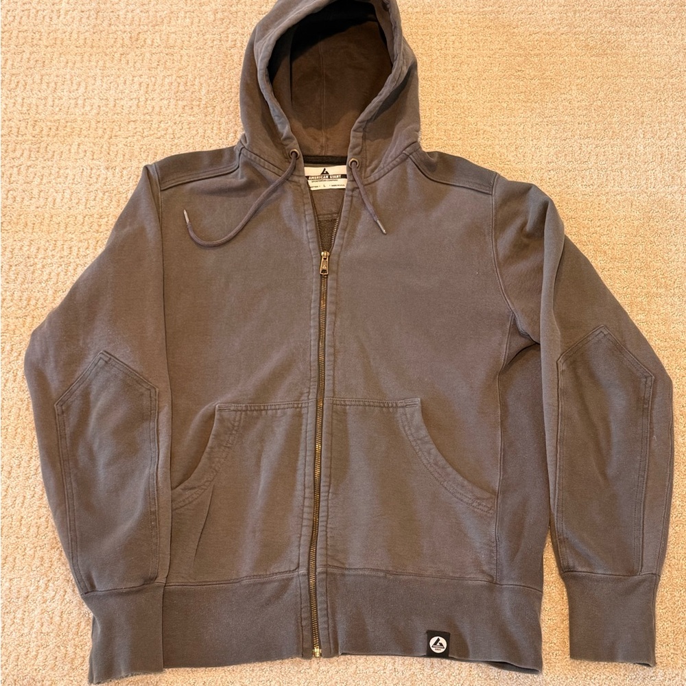 American Giant Charcoal Hoodie